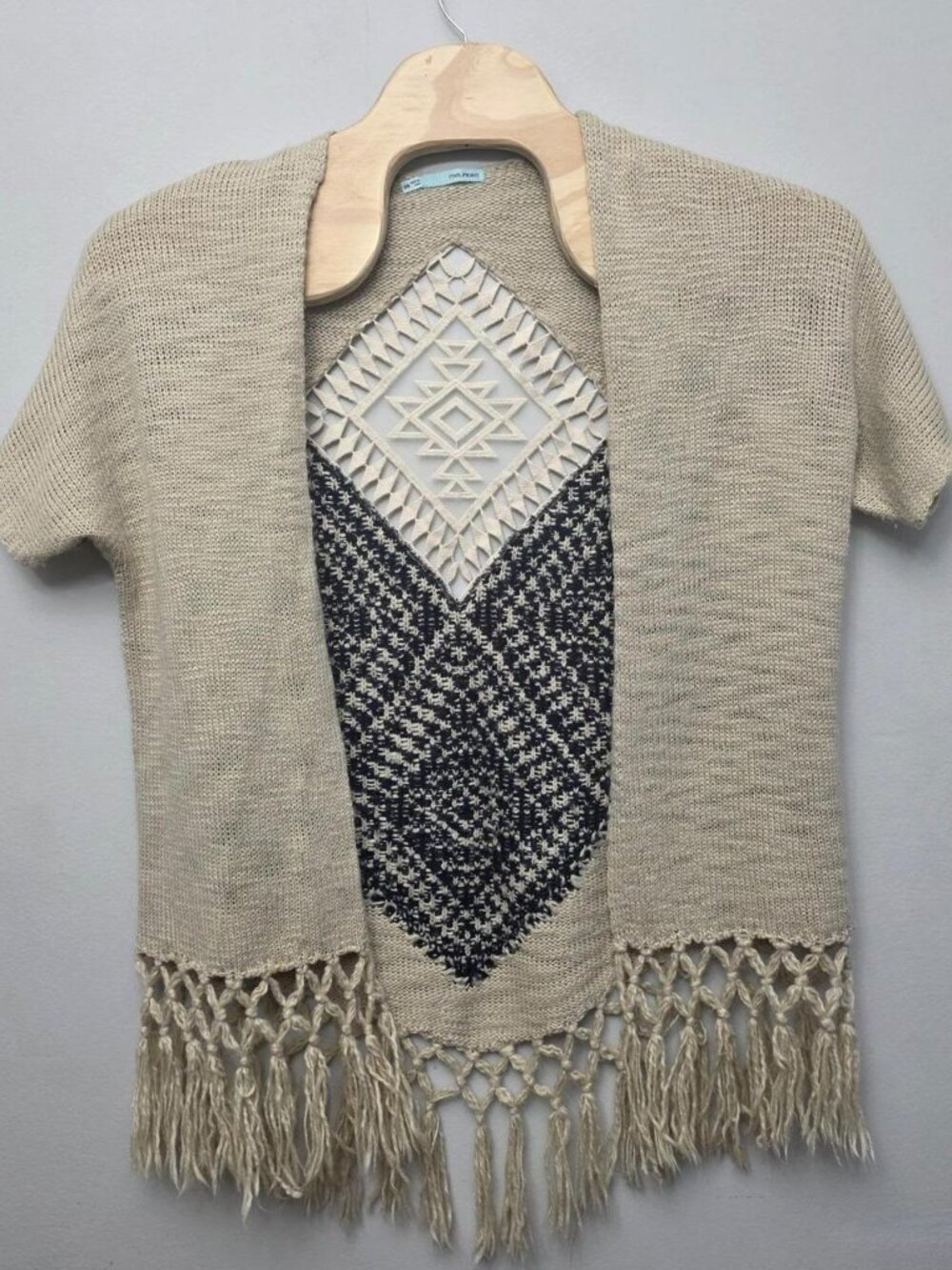 Maurices Women's Tan and Black Cardigan